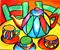 Art: Evening Tea by Artist Chris Jeanguenat