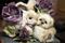 Art: Mink Bunny Teddy Bear SOLD by Artist Kimbearly's Originals