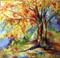Art: Seasons of Life Fall One by Artist Laurie Justus Pace