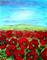 Art: POPPIES FIELD by Artist LUIZA VIZOLI