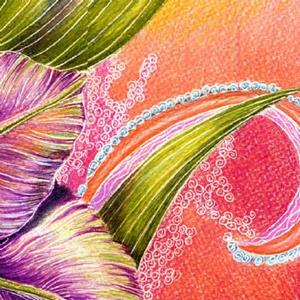 Detail Image for art Paisley Amaryllis