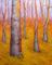 Art: Glowing Trees #7 by Artist Virginia Ann Zuelsdorf