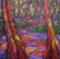 Art: Glowing Forest no. 3 by Artist Virginia Ann Zuelsdorf