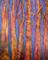 Art: Glowing Trees #4 by Artist Virginia Ann Zuelsdorf