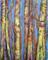 Art: Glowing Trees #5 by Artist Virginia Ann Zuelsdorf
