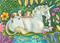 Art: DAPPLE UNICORN AND KITTENS by Artist Susan Brack