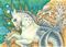 Art: MERHORSE AND WHITE OCTOPUS by Artist Susan Brack