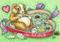 Art: HAMSTER HEAVEN by Artist Susan Brack