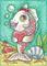 Art: FISHING FOR A VALENTINE by Artist Susan Brack