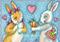 Art: BE MY HUNNY BUNNY by Artist Susan Brack