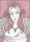 Art: VALENTINE ANGEL Victoria by Artist Susan Brack