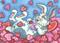 Art: RAINING VALENTINES by Artist Susan Brack