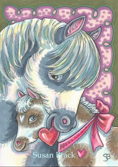 Art: LITTLE VALENTINE by Artist Susan Brack
