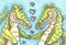 Art: LUV YA LATER ALLIGATOR by Artist Susan Brack
