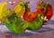 Art: Hot Peppers by Artist Delilah Smith