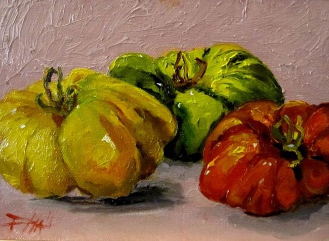 Art: Heirloom Tomatos No. 2 by Artist Delilah Smith