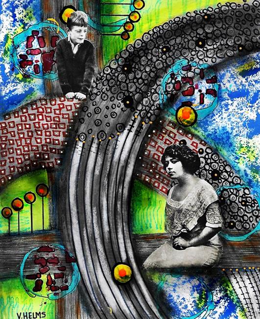 Art: They Talked of Things Others Left Unsaid by Artist Vicky Helms