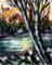 Art: It Was One of Those Nights When the Moon Got Caught in the Branches by Artist Vicky Helms
