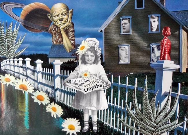Art: Three Poets by Artist Vicky Helms