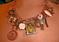 Art: HODGE PODGE NECKLACE (SOLD) by Artist Vicky Helms