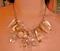 Art: SPECIAL EYE NECKLACE MODELED by Artist Vicky Helms