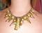 Art: MUMMY NECKLACE MODELED by Artist Vicky Helms