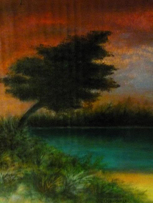Art: Sunset (GIFTED) by Artist Vicky Helms