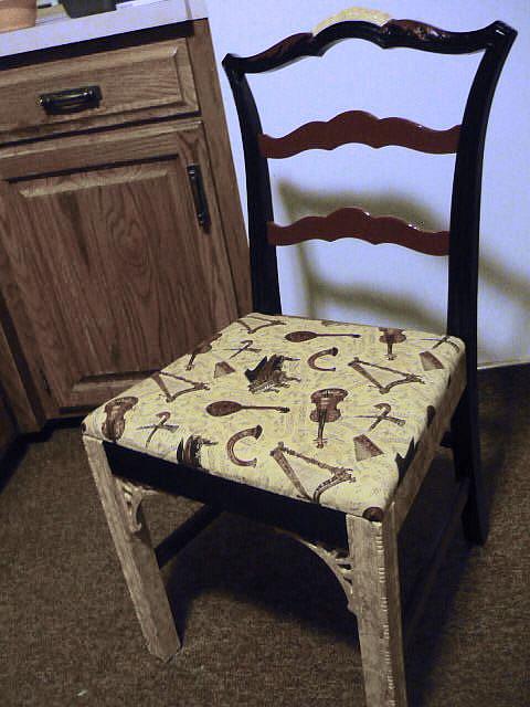 Art: Music Chair SOLD by Artist Vicky Helms