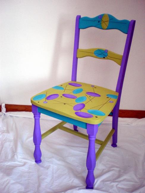 Art: Egg Chair by Artist Vicky Helms