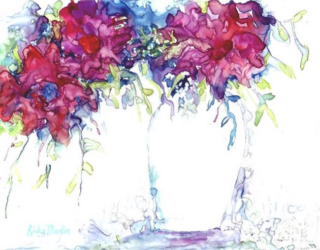 Art: Pink Bouquet by Artist Ulrike 'Ricky' Martin