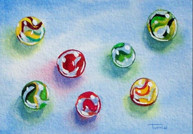 Lost Marbles Series Seven - by Torrie Smiley from Watercolor