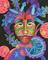 Art: Sky Mask by Artist Lori Rase Hall