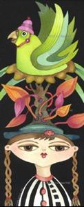 Detail Image for art Parrot Tree Hat