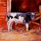 Art: A Little Cow with Heart by Artist Marcia Baldwin