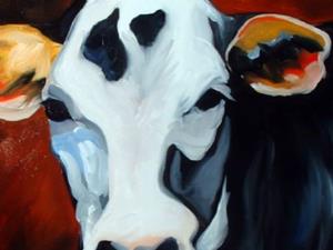 Detail Image for art Cow Envy - SOLD to Private Collection April 2005