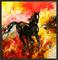 Art: Sunset Wild Horse Series by Artist Laurie Justus Pace