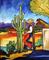 Art: Morning Coffee in Santa Fe by Artist Laurie Justus Pace