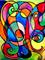 Art: Two Parrots by Artist Chris Jeanguenat