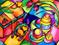 Art: Picnic, Turtle, Butterfly by Artist Chris Jeanguenat