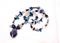 Art: Beaded Blue by Artist Chris Jeanguenat