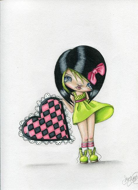 Art: Checkered Love by Artist Sour Taffy