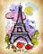 Art: Eiffel Tower ~ Paris, France by Artist Patricia  Lee Christensen
