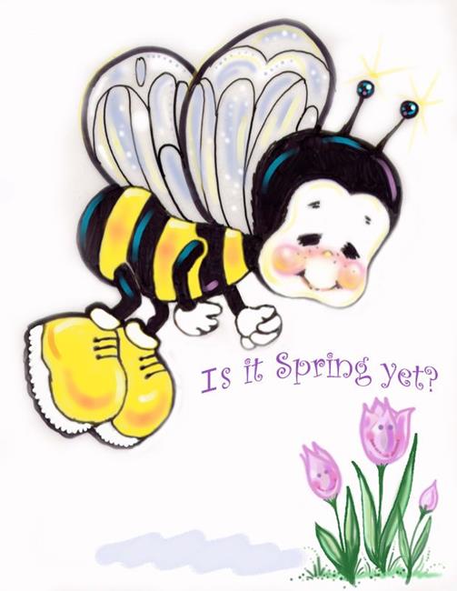 Art: Is It Spring Yet? by Artist Patricia  Lee Christensen