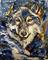 Art: Arctic Wolf by Artist Laurie Justus Pace