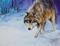 Art: WOLF HUNTING by Artist Marcia Baldwin