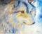 Art: WOLF SOLITUDE by Artist Marcia Baldwin