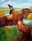 Art: PHEASANT FLIGHT by Artist Marcia Baldwin