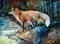 Art: RED FOX II by Artist Marcia Baldwin
