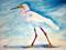 Art: SNOWY EGRET by Artist Marcia Baldwin