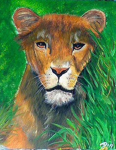 Art: The Queen by Artist Dia Spriggs